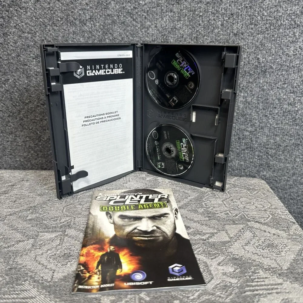Tom Clancy's Splinter Cell: Double Agent (Nintendo GameCube, 2006) Complete CIB